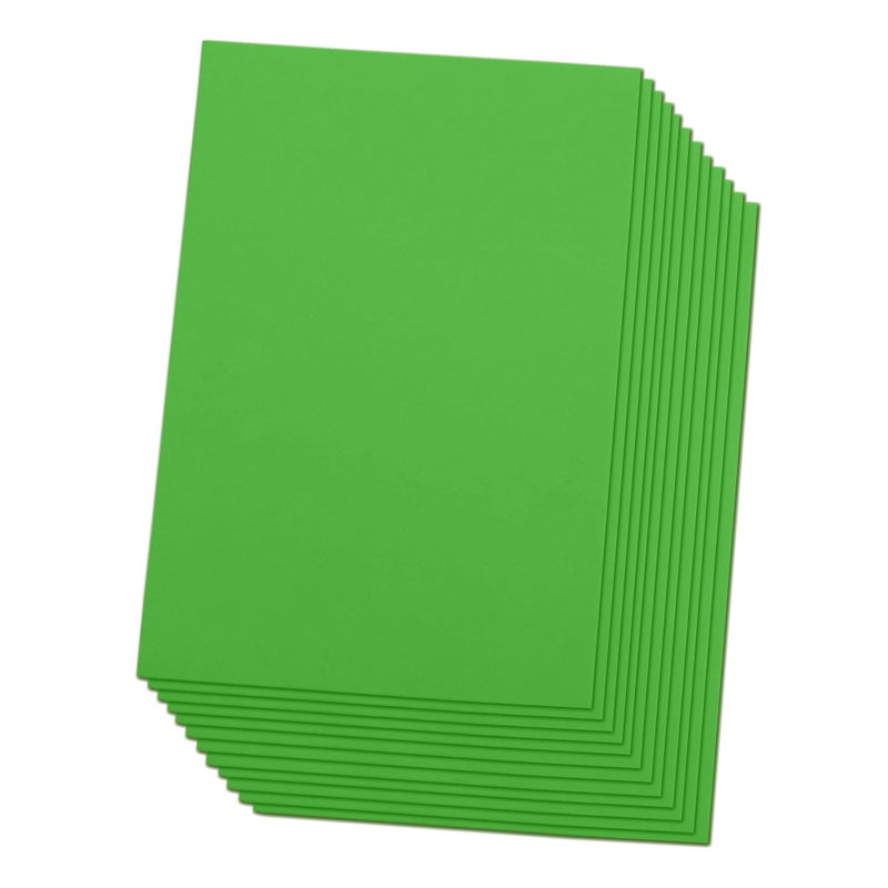 Ader Products Light Green Eva Foam Sheets, 2mm Thick, 6 x 9 Inch, Handicraft Foam Paper for Arts and Crafts, by Ader Products - 12 Sheets - Image 1